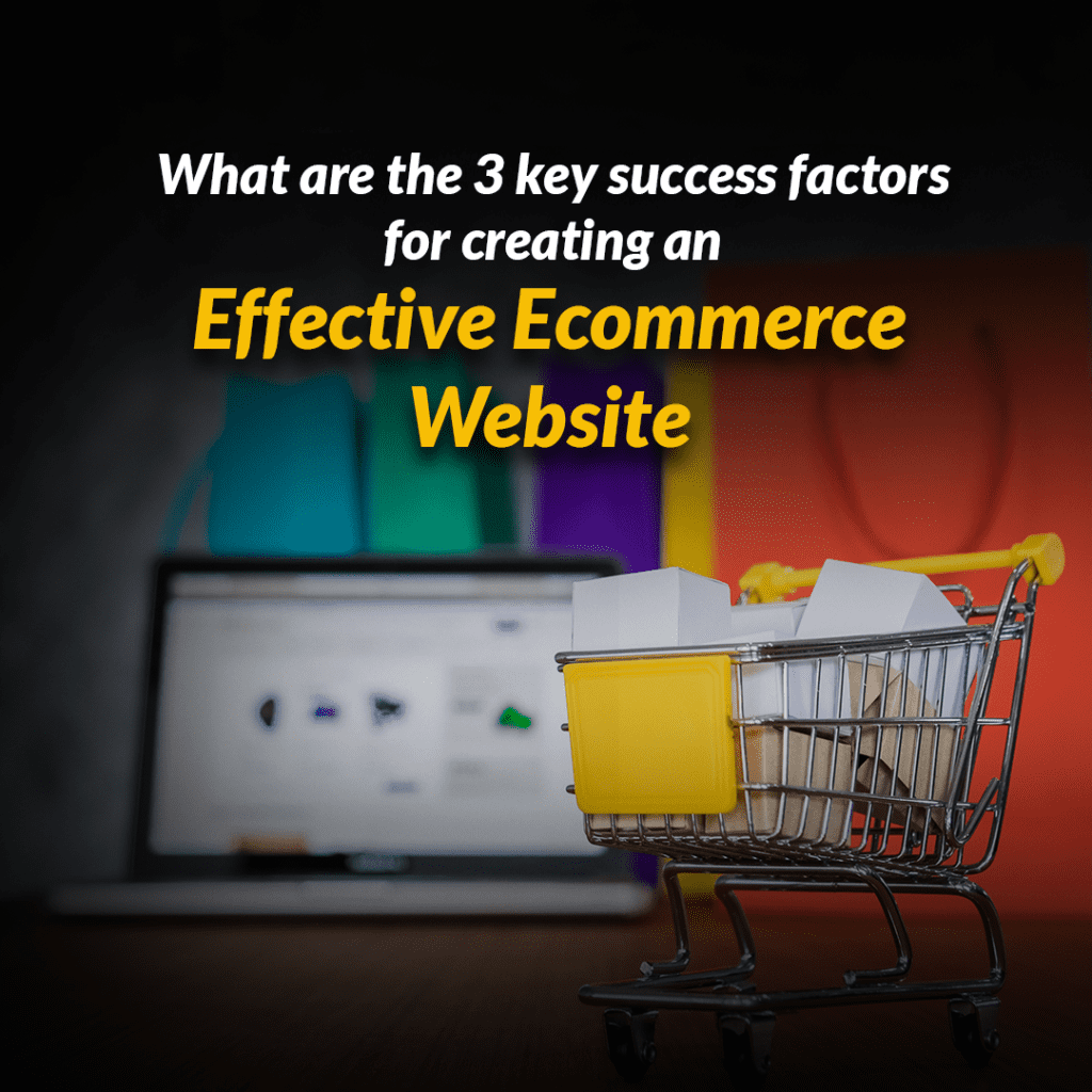 What are the 3 Key Success Factors for Creating an Effective Ecommerce Website